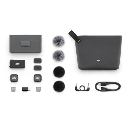 Wireless Microphone With Charging Cabin Complete Setup