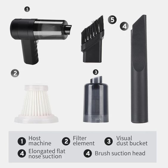 3 In 1 Portable Vacuum Cleaner